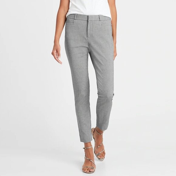 Banana Republic Sloane Stretch Crop Trouser Pant - Picture 2 of 8